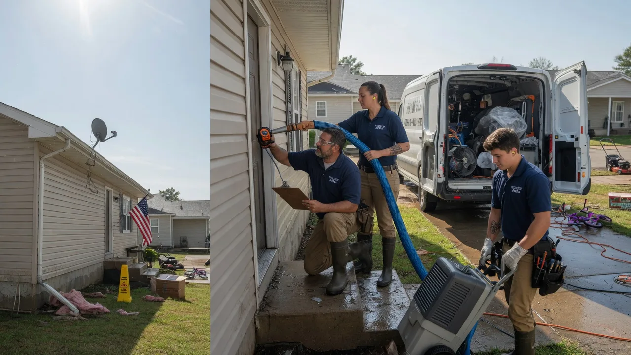 Ceiling Water Damage Restoration in Putnamville, IN near me
